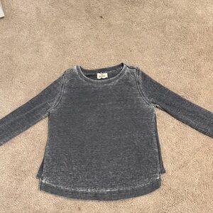 Shyanne Kids Long Sleeve Gray Tee